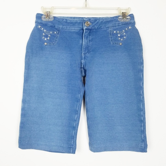 Brazilian Gangrio denim biker short booty push up - Picture 1 of 6